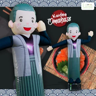 ตุ๊กตาโบกน้องขายดี ร้านอาหารญี่ปุ่น Omakase